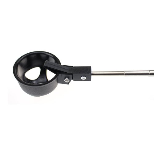 DYWISHKEY Telescopic Golf Ball Retriever, Golf Ball Picker, Golf Pick up Scoop, 16.5 Inch to 80 Inch Retracted Length, Stainless Steel Shaft, Automatic Locking Scoop (2Pcs)