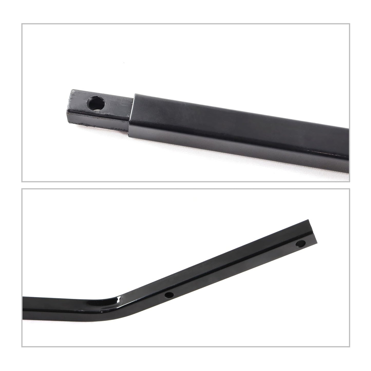 MGWILL Front Roof Top Strut Support Brackets Compatible with 1994-2013 EZGO Golf Cart Medalist/TXT Roof Rack