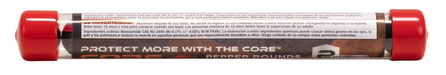 P2P Core Defense Pepper Rounds Non-Lethal Self Defense Ammo for Pepper and Paintball Guns, 68 Caliber, Pepper Rounds, 10 Count