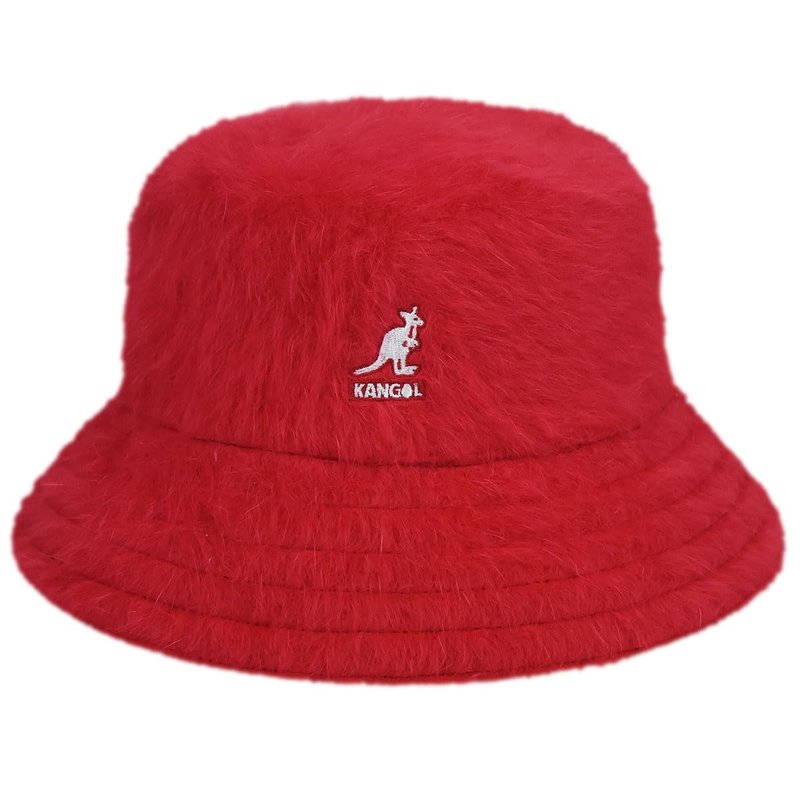 Kangol Furgora Fuzzy Bucket Hat for Women and Men, X-Large, Scarlet