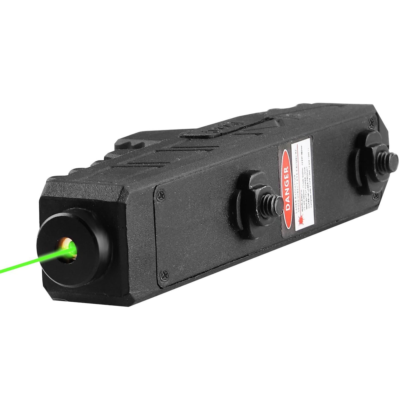 ZBULAR Green Laser (Class IIIA Laser Output is <5mW), 2 Mile Range with Strobe Function Type-C Rechargeable Compatible with M-Lock Rail