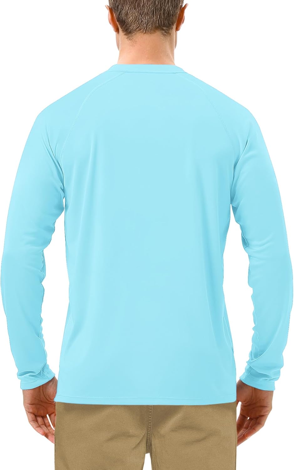 Roadbox Men's UV Sun Protection Shirt - UPF 50+ Long Sleeve Rash Guard for Fishing, Hiking, Swimming