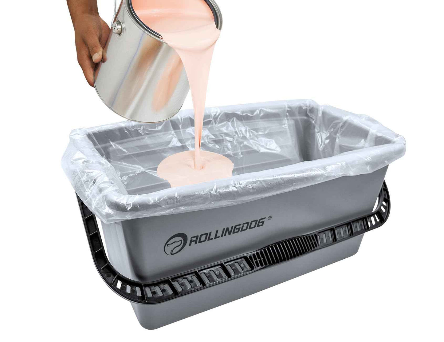 ROLLINGDOG Exclusive Paint Bucket Liners - for Use with ROLLINGDOG 18 Inch Paint Roller Kit (Pack of 5)