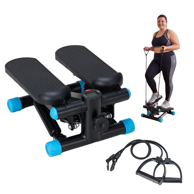 NEWBULIG Mini Stepper for Exercise at Home Stair Step Machine for Indoor Fitness Portable Home Gym Stepper for Full Body Workout 300lb Weight Capacity