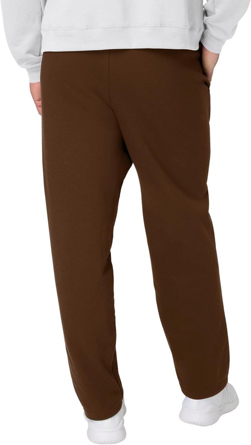 Hanes Men's EcoSmart Sweatpants - Comfortable Athletic Lounge Pants with Pockets | Fleece, Open Hem