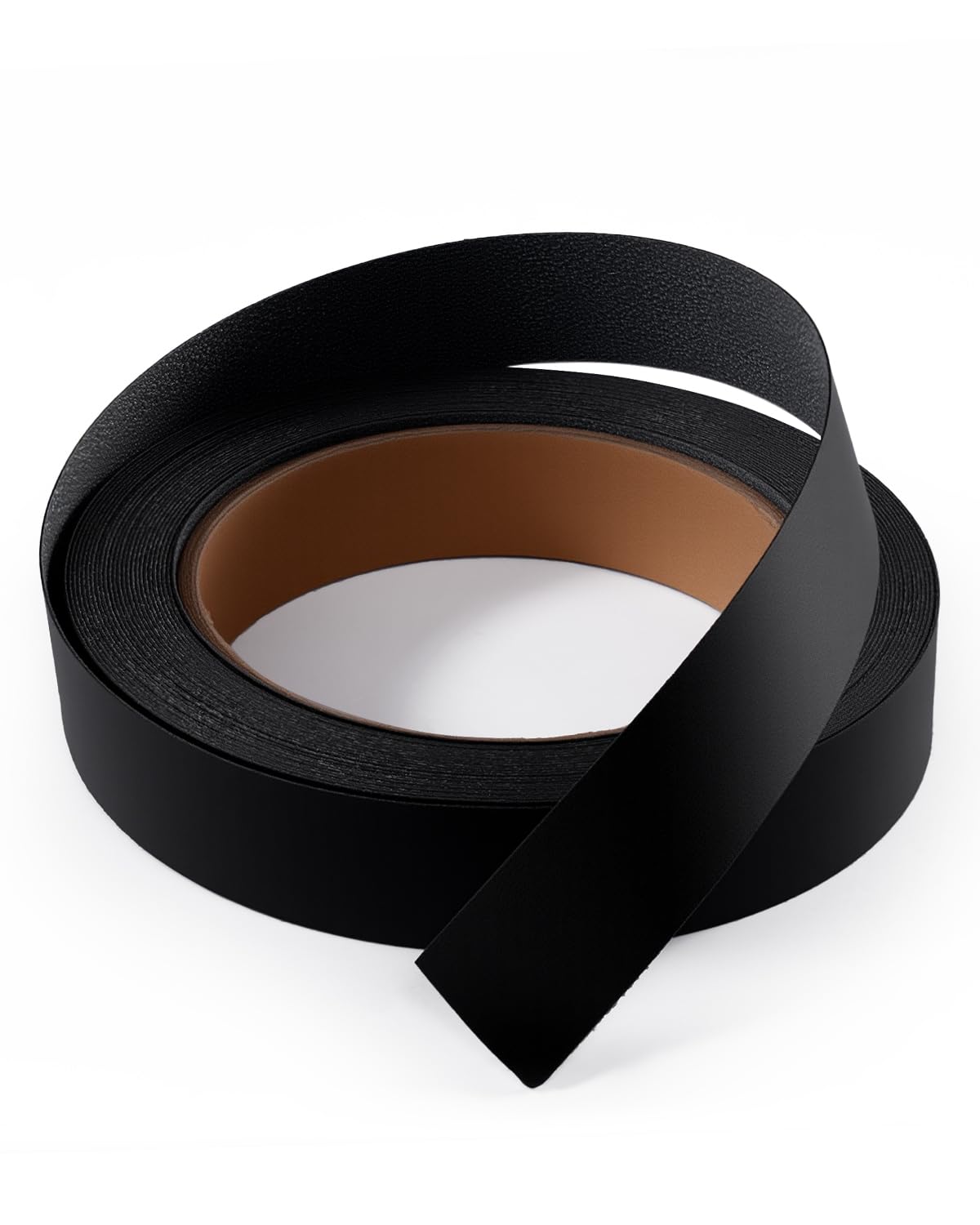 FAKILO Melamine Edge Banding Black 3/4 inch x 25 ft Veneer Edging Easy Application Iron on Edge Banding Tape for Cabinet Plywood Repairs Furniture Restoration