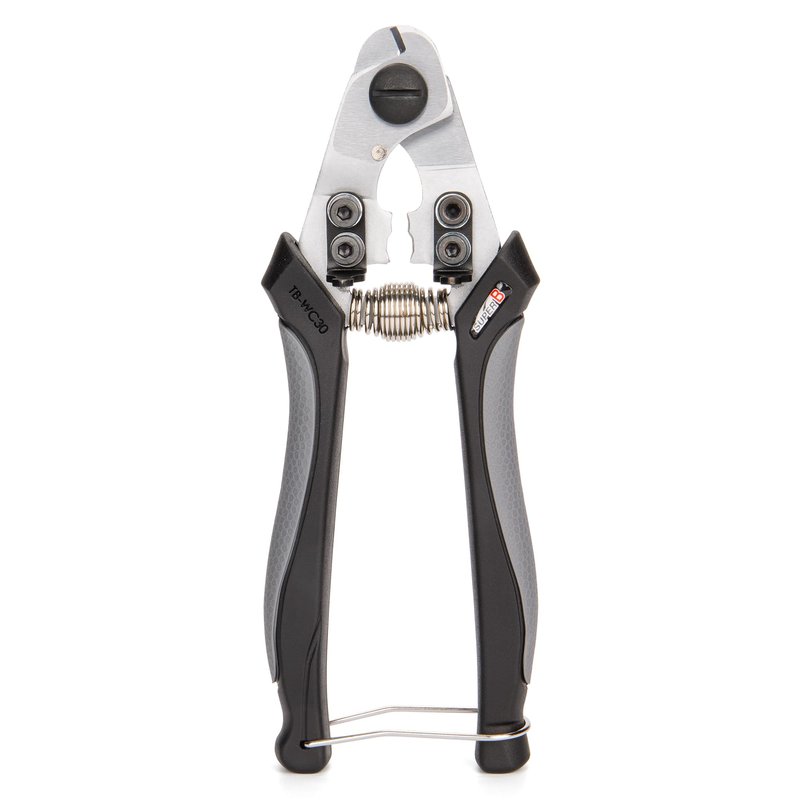 Super B Heavy Duty Cable Cutters - Precision Wire and Cable Cutting with Crimping, Housing End Forming & Quick Link Tool for Bicycles - Ergonomic Grip, Spring-Loaded Design (TB-WC31)
