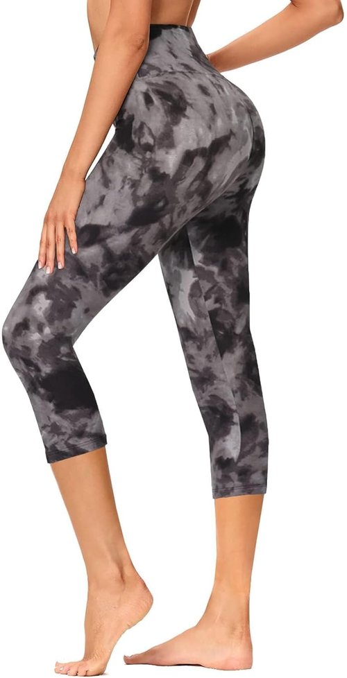 GAYHAY High Waisted Capri Leggings - Soft Yoga Pants for Women | Perfect for Running & Cycling