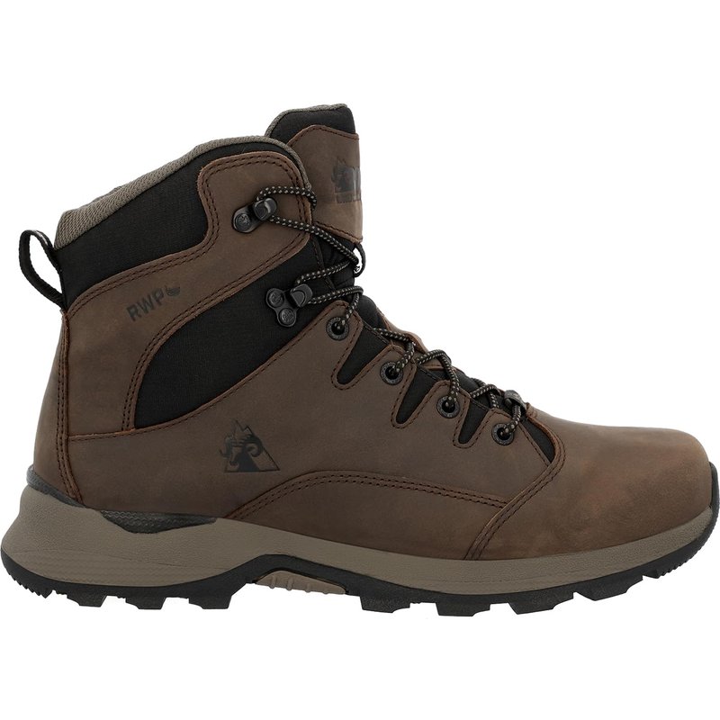ROCKY Trophy Series Waterproof Outdoor Boot, Brown, Size 8.5(M)