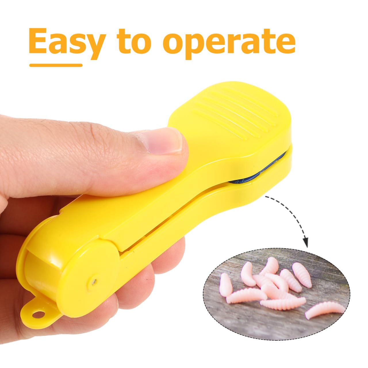 POPETPOP Carp Bait Shaping Tool – 3.93x1.18In Yellow Reusable Plastic Mold