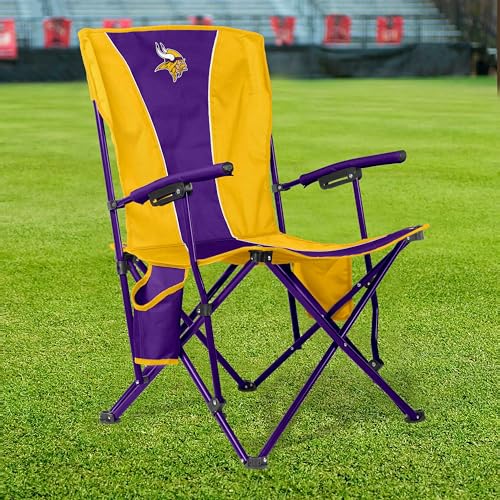 NFL Minnesota Vikings Folding Chair - Steel Frame with Cup Holders