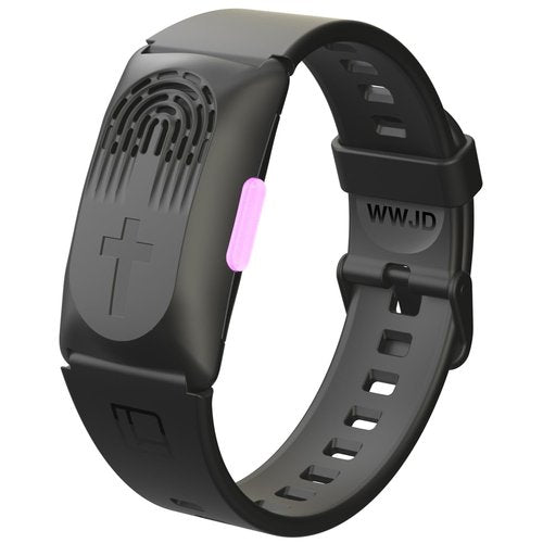 LIAISE Audio Bible Watch with 300+ NIV Verses, WWJD Wearable Scripture Speaker Bracelet, Rechargeable Christian Bible Wristband, Faith Based Gift for Men & Women, White