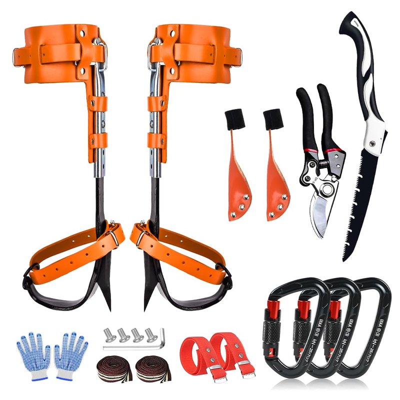 MITOJOSYEER Tree Climbing Gear - Tree Climbing Spikes,for Hunting, Fruit Picking,Climbers of tree climbing equipment