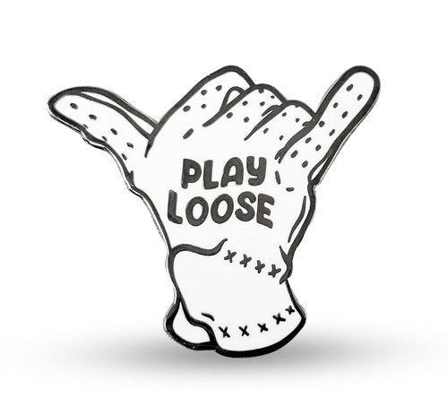 Large Play Loose Golf Ball Marker - Made in USA - Shaka - Hang Loose - Unique Golf Gift for Him