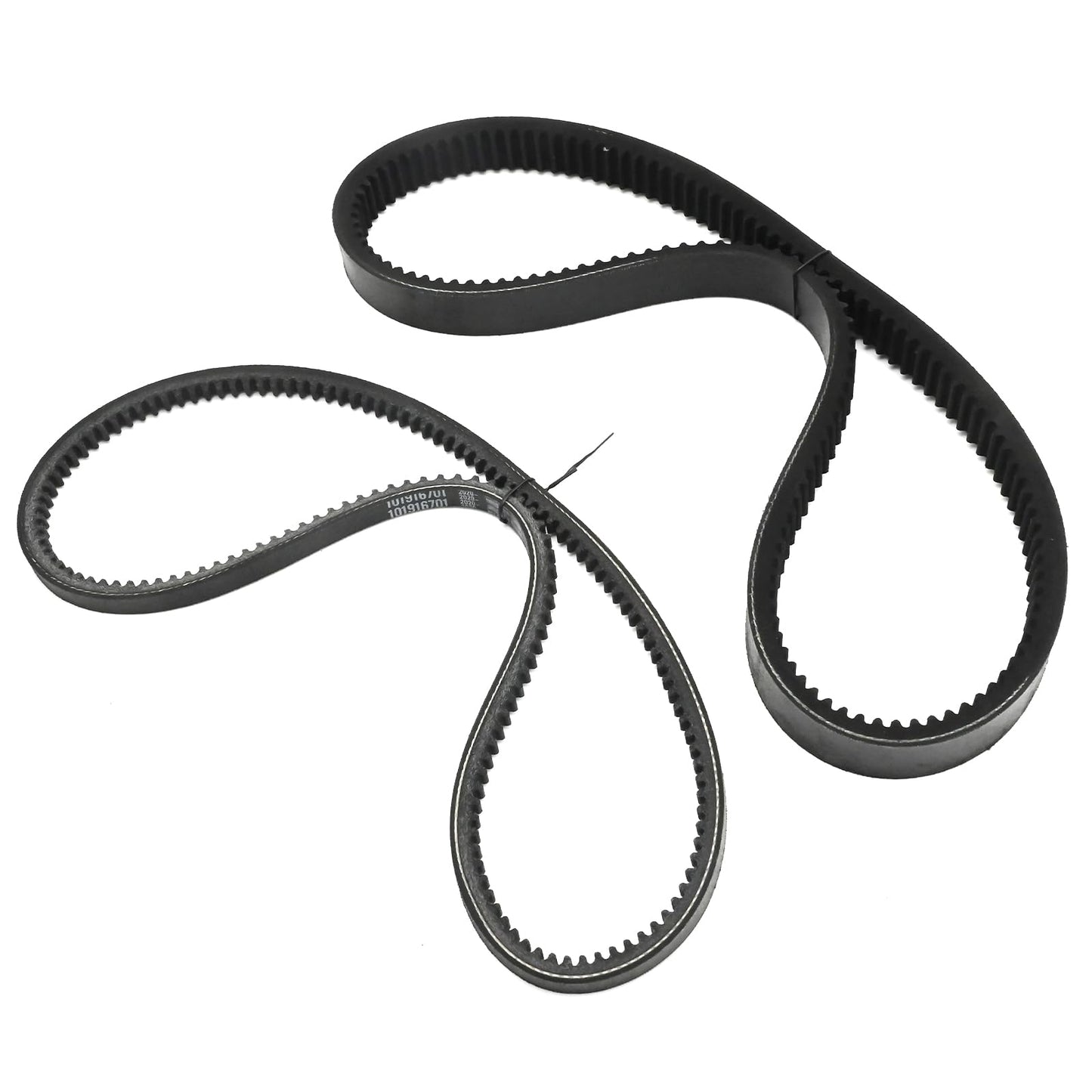 Saihisday 2Pcs 101916701 Clutch Drive Belt and Starter Generator Belt Kit, Replacement for Club Car DS 1997-up Precedent Gas Golf Cart 2004-up, Replaces 1016203