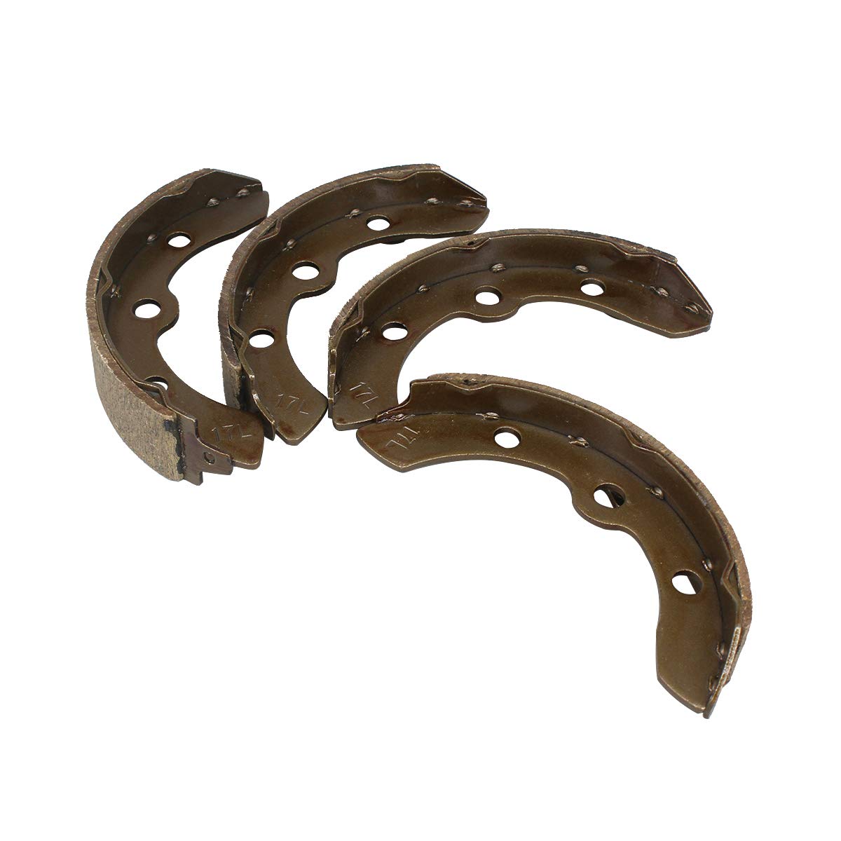 Golf Cart Brake Shoes，HKOO Golf Cart Brake Shoes for Club Car DS G&E & Carryall 1981-1994, EZGO G&E 1982-86 and for Yamaha G&E G11979-81 1011433 1011463 - Set of 4 (4-Long)