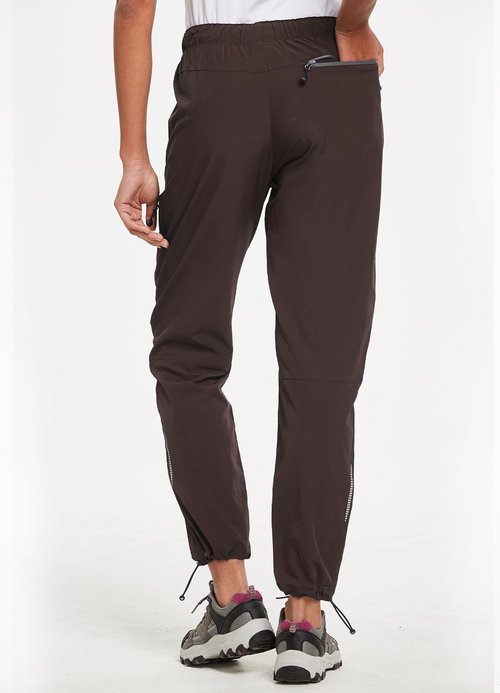 baleaf Cargo Pants for Women Petite Joggers Lightweight Quick Dry Pant Water Resistant 27'' Travel Workout Athletic Trip Brown S