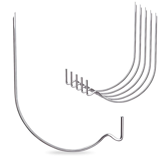 MIHUYAN Picture Hanger Super Hook 50PCS,High-Quality Steel Picture Hanger Hercules Hooks,Used for Drywall, Wood Wall, Plaster Wall, can Hang Photos, Art, Clock, Mirror