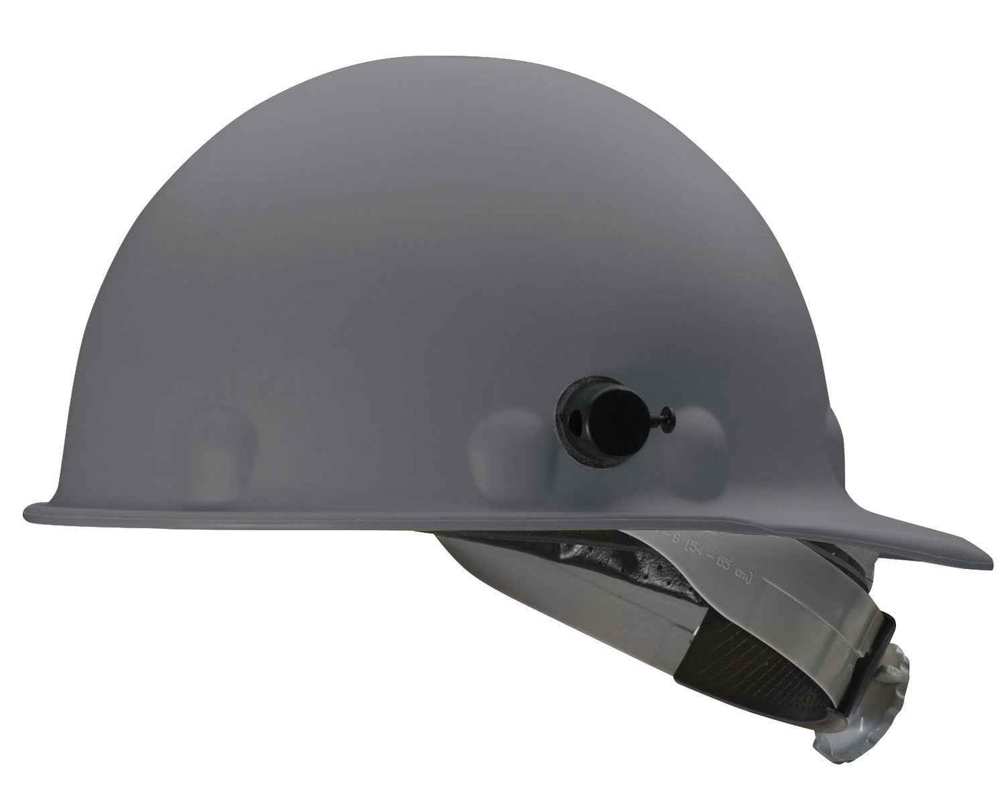 Fibre-Metal by Honeywell P2HNQSW09A000 Super Eight Swing Fiber Glass High Heat Cap Style Hard Hat with Quick-Lok, Grey, Medium