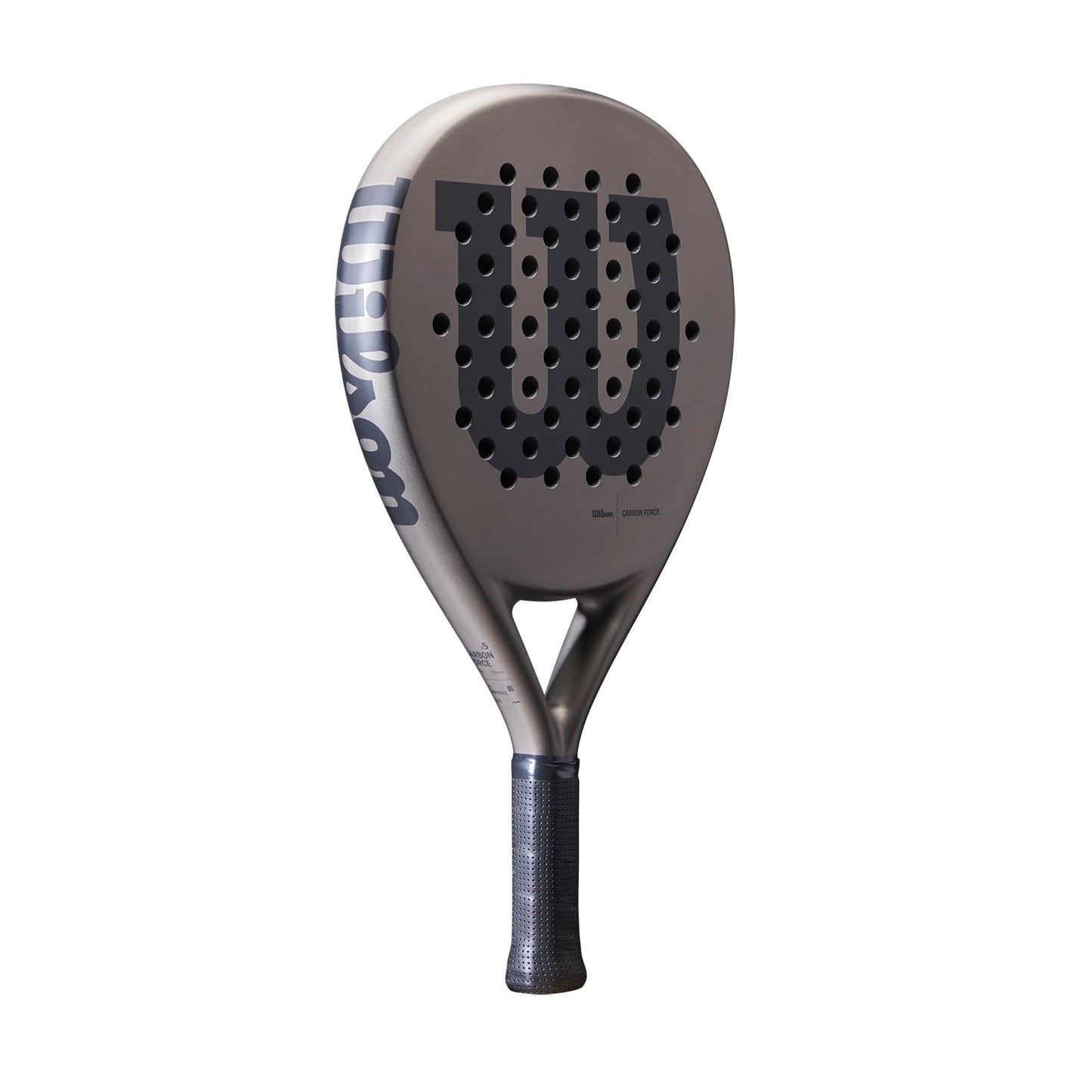 Wilson Carbon Force Team Padel Racket - Grey/Navy