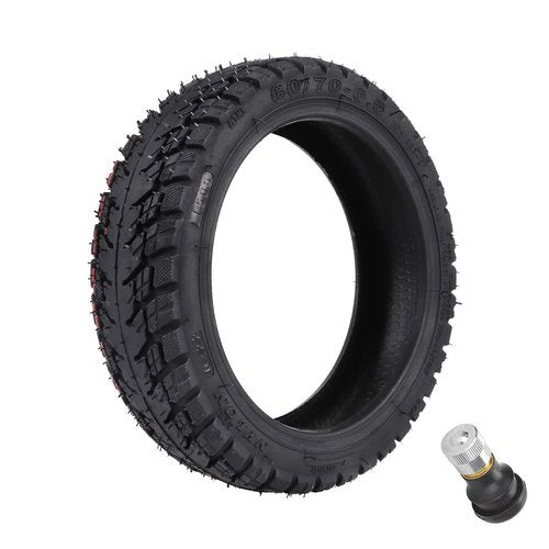 LHROPA 60/70-6.5 10-inch Rubber Explosion-proof Tubeless Tire + 10″ inner Tube Replace for Segway Ninebot Max/Max G30LP G30 G30E Electric Kick Scooter Wheel Parts
