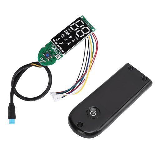 Electric Scooter Speedometer, LCD Display with Backlight, Digital Dashboard 36V 96x36mm, for Commuters Urban Riders DIY Enthusiasts
