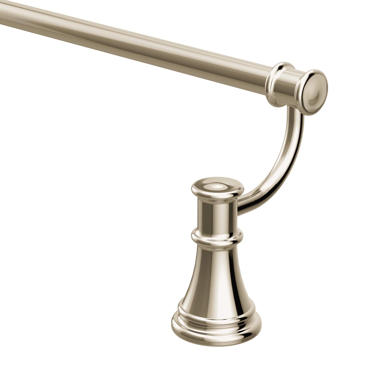 Moen YB6424NL Belfield 24-Inch Bathroom -Towel Bar, Polished Nickel