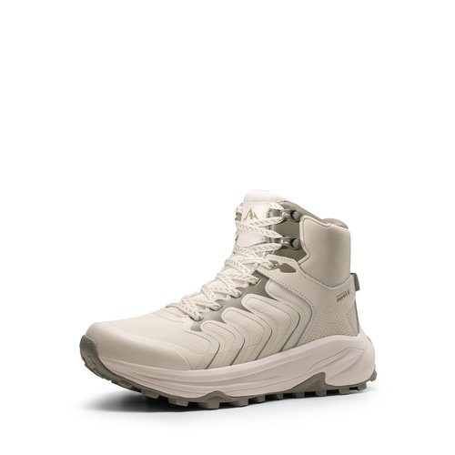 NORTIV 8 Women's Hiking Boots Waterproof with Arch Support Sneakers Walking Outdoor Comfortable Lightweight Boot Echo Mid,Size 8.5,Khaki,NWUMHB2502
