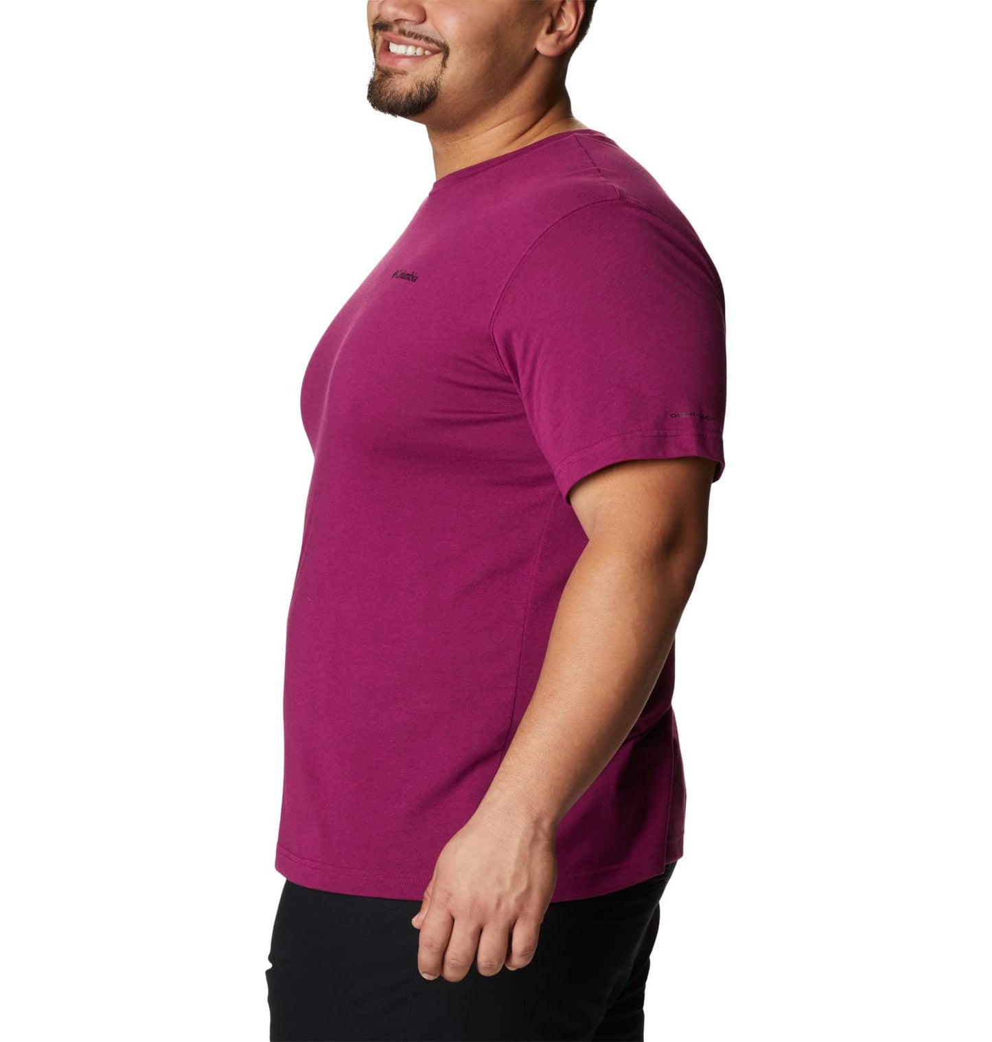 Columbia Men's Thistletown Hills Short Sleeve, Red Onion Heather, 4X Big