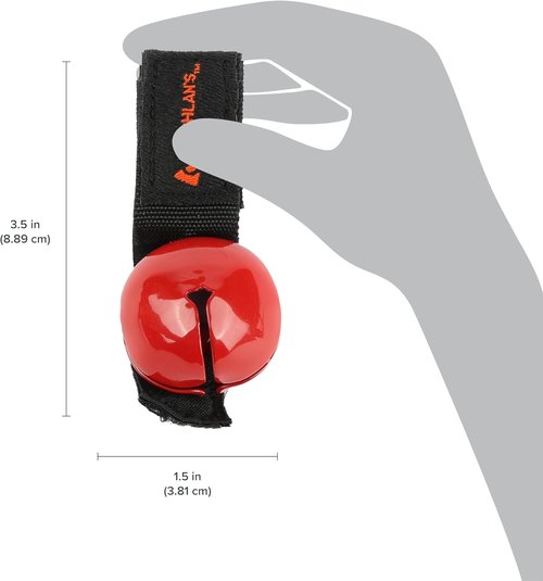 Coghlan's Magnetic Bear Bell - Wildlife Safety Alert for Hiking - Red Color