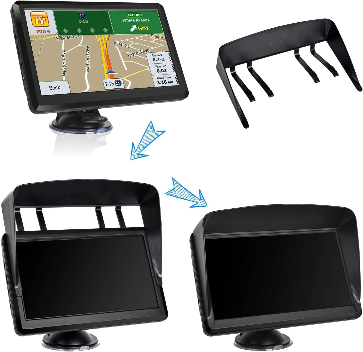 Skiennix 2025 Map Car GPS Navigation - Turn-By-Turn Directions & Driver Alerts | Free Map Updates