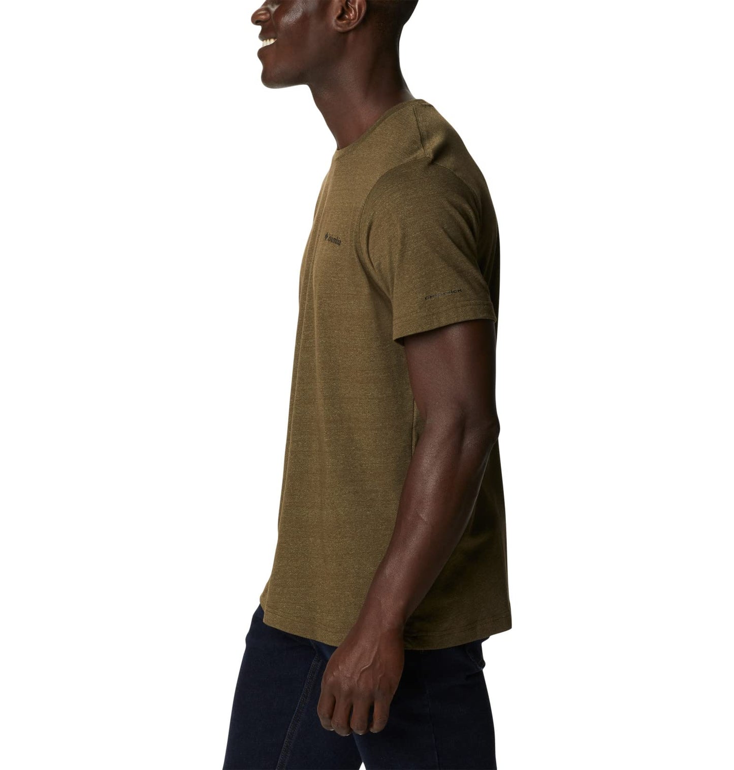 Columbia Men's Thistletown Hills Short Sleeve, Olive Green/Savory, 3X Big