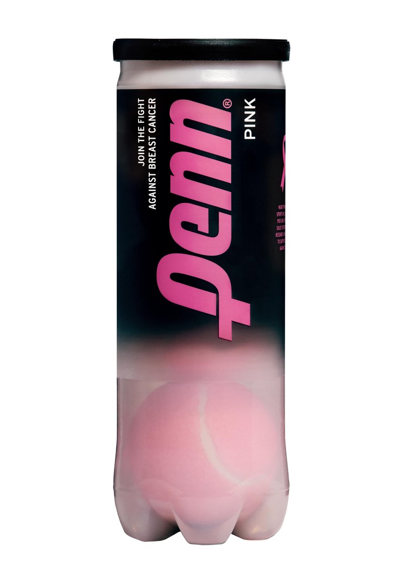 Penn Championship Pink Tennis Balls - Extra Duty Felt Pressurized Tennis Balls - 1 Can, 3 Balls