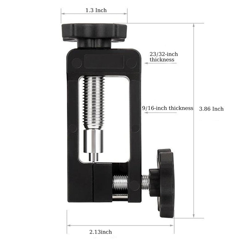 Tailcle 2 in 1 Bicycle Hydraulic Hose Cutter and Needle Driver Tool for MTB Road Bicycle - Olive Banjo Fitting Install, Compatible with Most Needle Drivers (Black)
