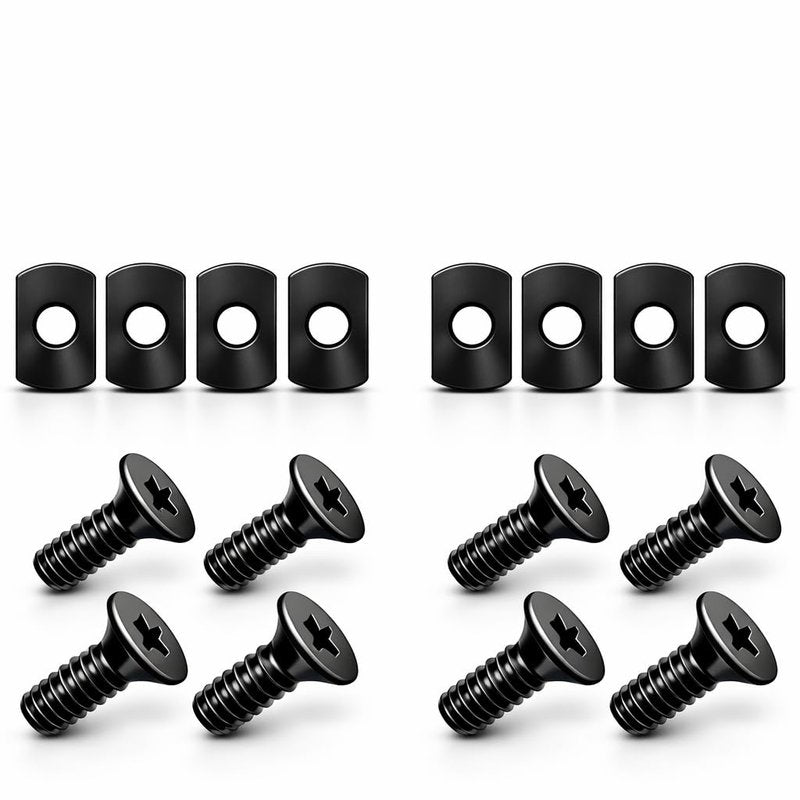 Gotical 5 Slots Polymer Rail Section for M Lok Handguard Three Slots Rail Picatinny Rail Set of 2 Pieces Polymer Material Import from Japan (Pack of 4)