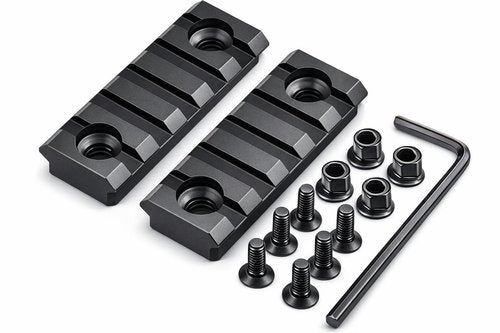 Gotical 5 Slots Aluminum Key mod Rail Section for Key mod Five Slots Key mod Rail Picatinnii Rail Section (5 Slots Keymod Rails)