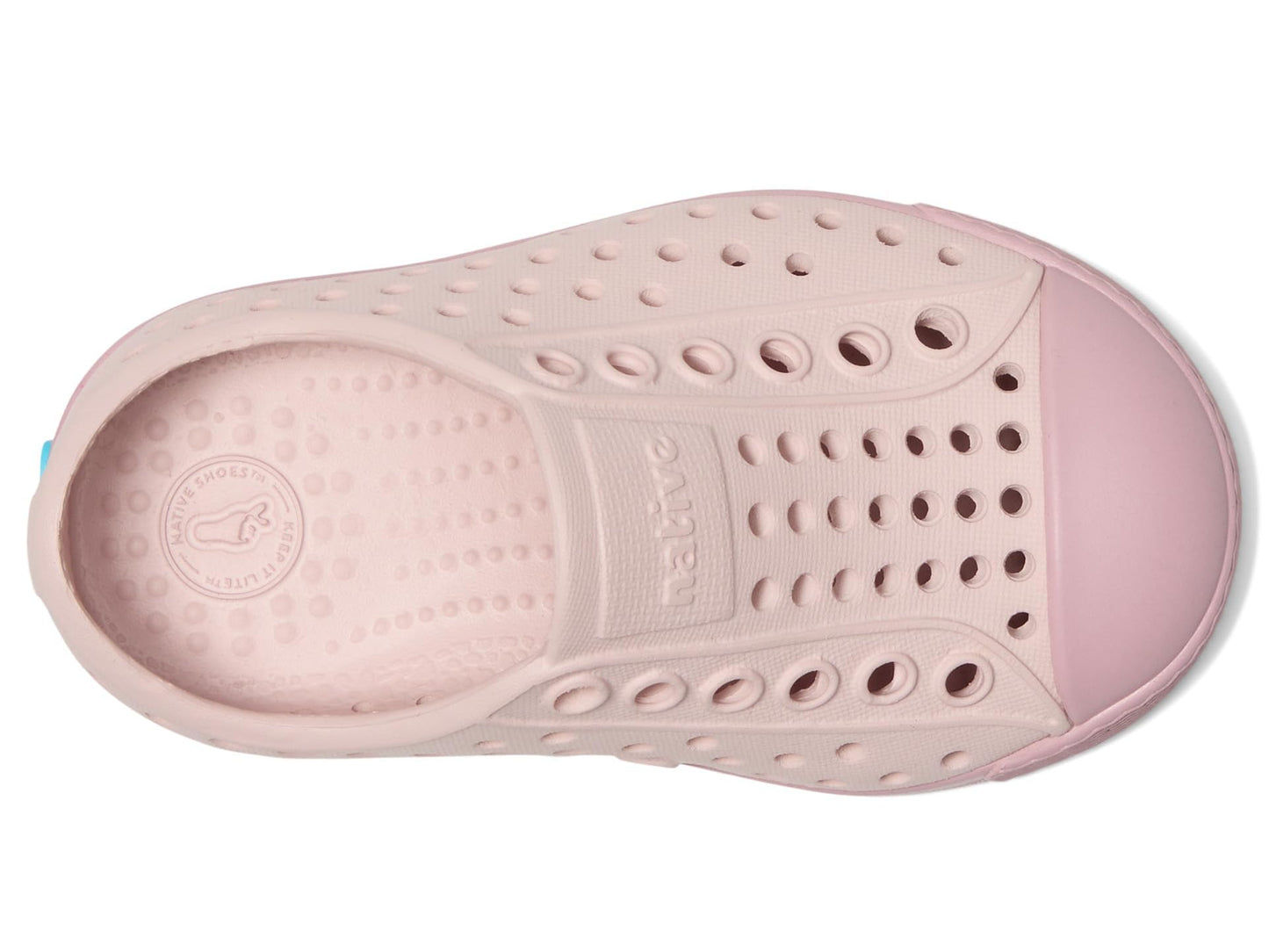 Native Shoes Unisex-Kids Jefferson Sneakers, Dust Pink/Balos Pink, 11 Little Kid