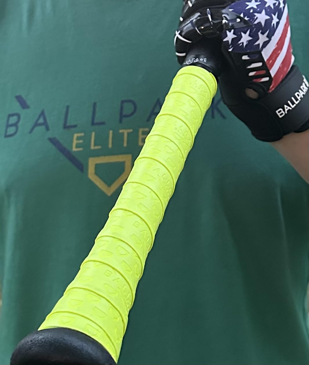 Skiennix Bat Grip Tape - 1.10 MM Precut Replacement for Baseball & Softball | Neon Yellow