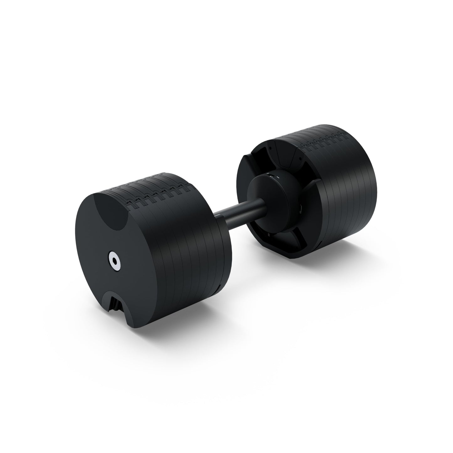 Matrix Fitness DB80 80 lb. Adjustable Dumbbells | Quick Adjustments for Strength and HIIT Training | Replaces 16 Dumbbell Pairs, Flat Bottom Roll Free Design for Safe Storage