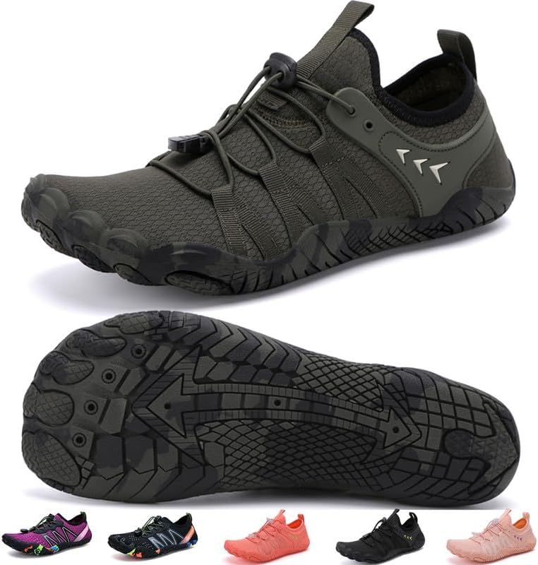Skiennix Water Shoes - Quick-Dry Barefoot Aqua Shoes for Men & Women | Ideal for Beach, Pool, and River Activities