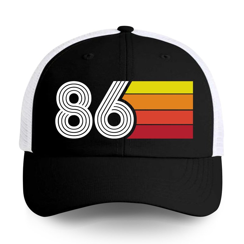 TOBYOVU 40th Birthday Hat Men Women - 40th Birthdays Gifts - 1986 Birthday Decorations for Men Women - 40 Years Old Gifts Retro Trucker Hat - 40 Years Birthdays Hat