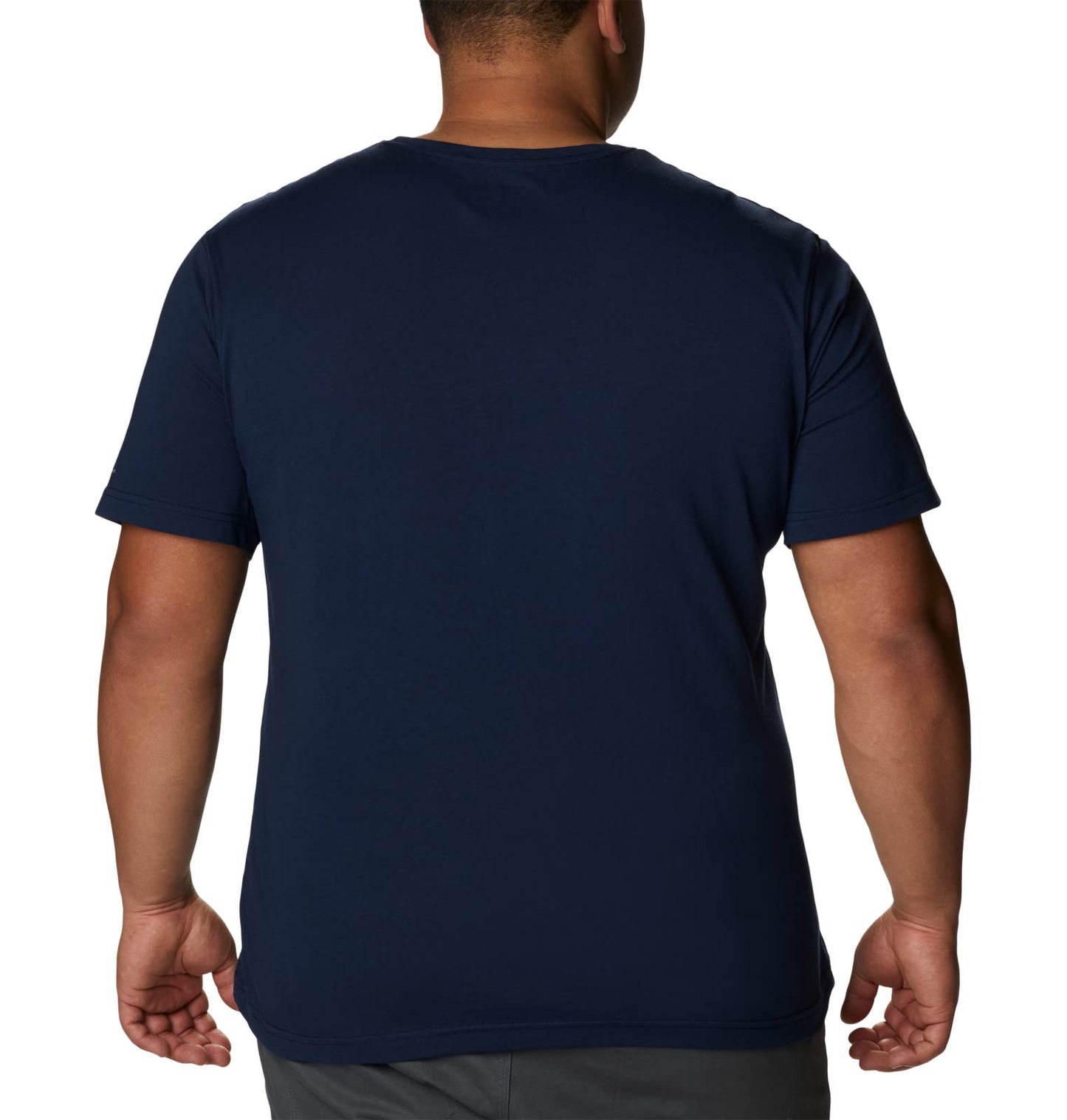 Columbia Mens Thistletown Hills Short Sleeve T-Shirt, Collegiate Navy Heather, Large Tall