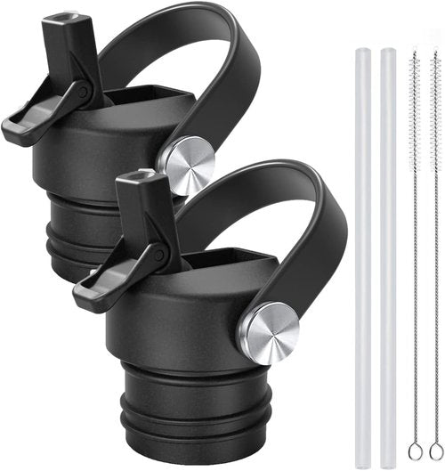Hydro Flask Straw Lid - Replacement Top Lids with Dust Cover for Standard & Narrow Mouth Bottles | Fits 18-64 oz