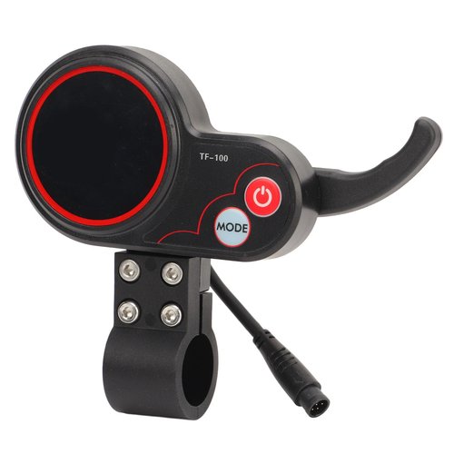 Electric Scooter Display Panel, 6 Pin Scooter LCD Display Control Panel with Speed Gear Power Mode Finger Throttle for Kugooes M4 Electric Scooter