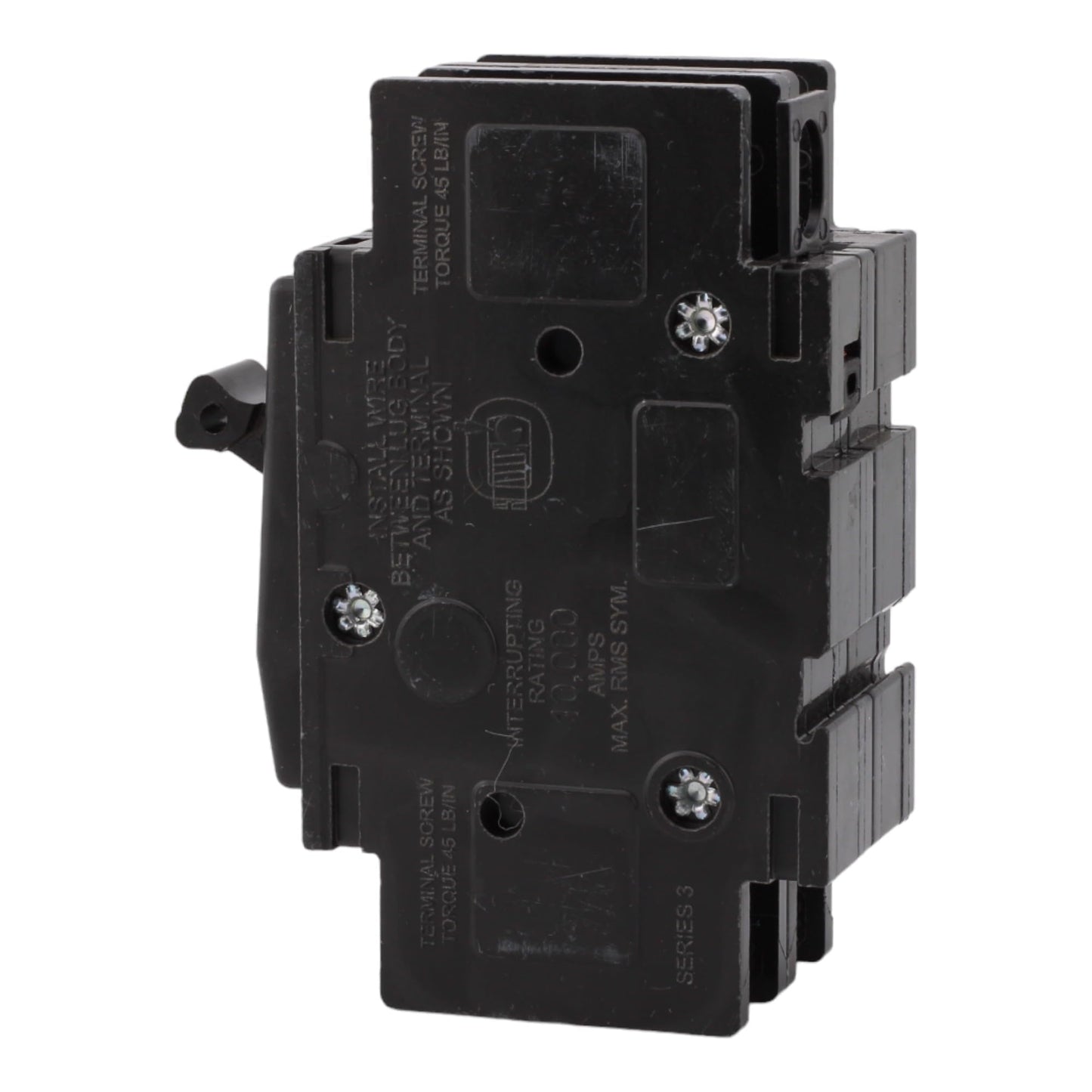 SCHNEIDER ELECTRIC QOU260 Miniature Circuit Breaker 120/240V 60-Amp LD CTR Hom Mlo 240V 125A 1 Ph 4SP Nema3R