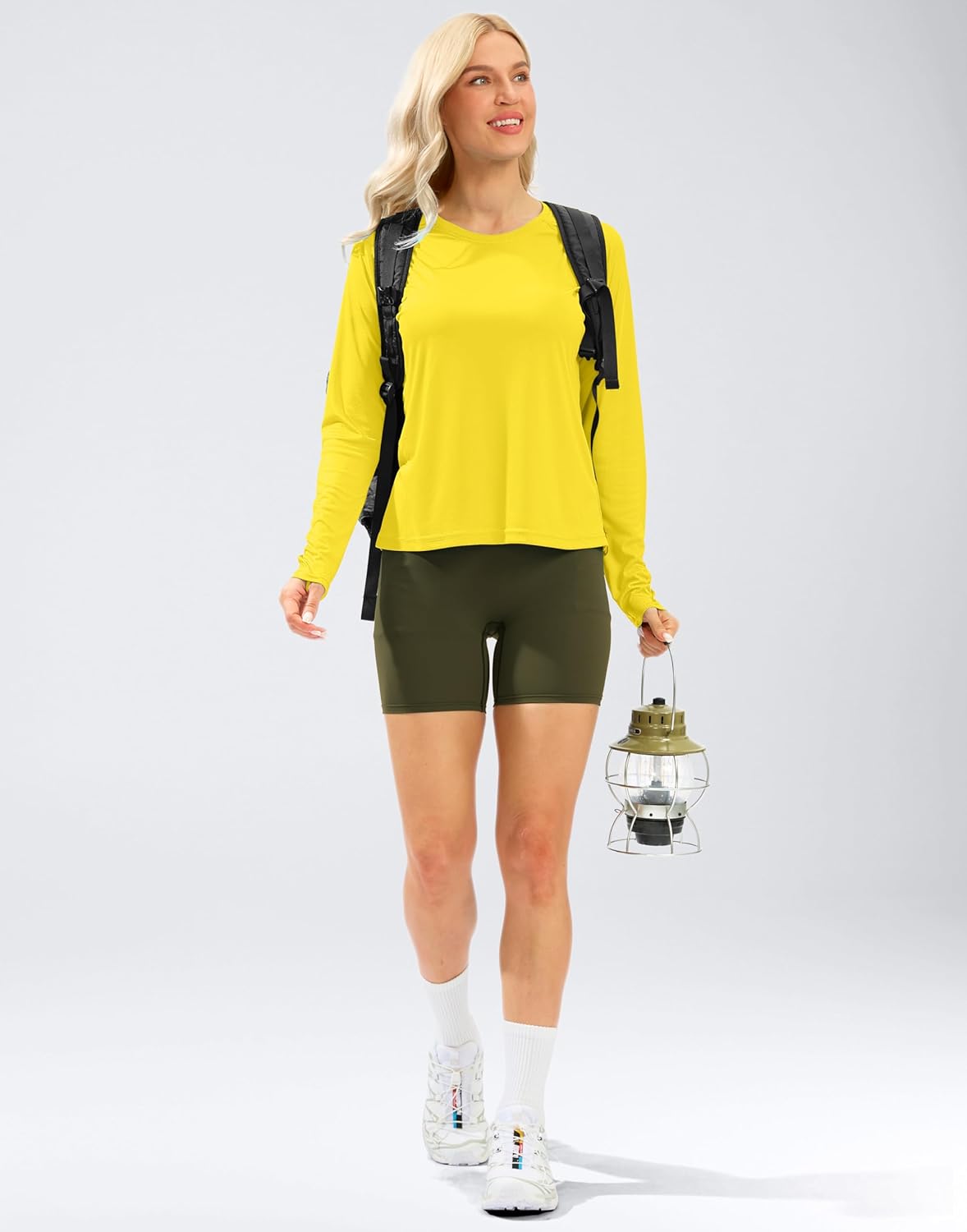 Skiennix Women's UPF 50+ Sun Shirt - Lightweight Long Sleeve UV Protection for Hiking & Workouts