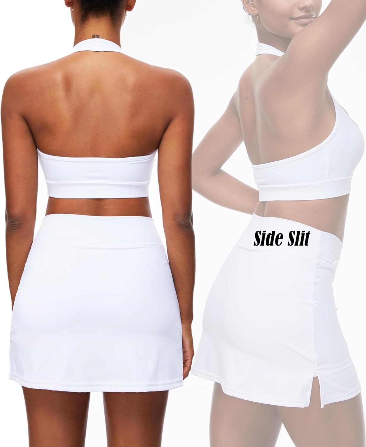 Navneet High Waisted Bodycon Mini Skirt - Athletic Pickleball & Tennis Skorts for Women