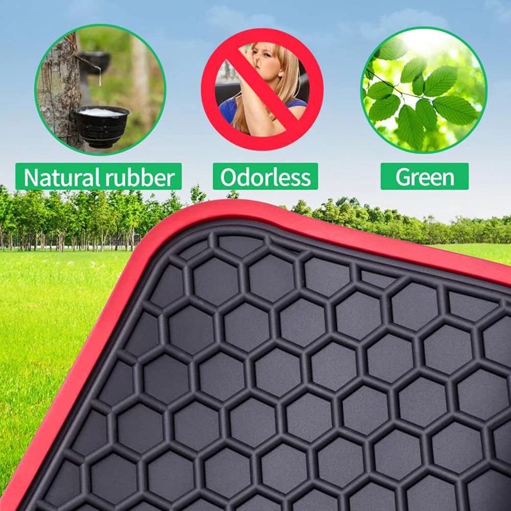 Matericuo Golf Cart Floor Mat Liner Custom Fit for RM EZGO TXT（1994-UP） Black