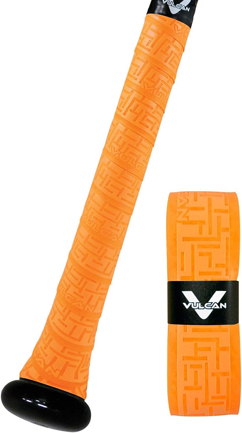 Vulcan Bat Grip - 0.50mm, 1.00mm & 1.75mm | Baseball & Softball | Vibrant Colors Available