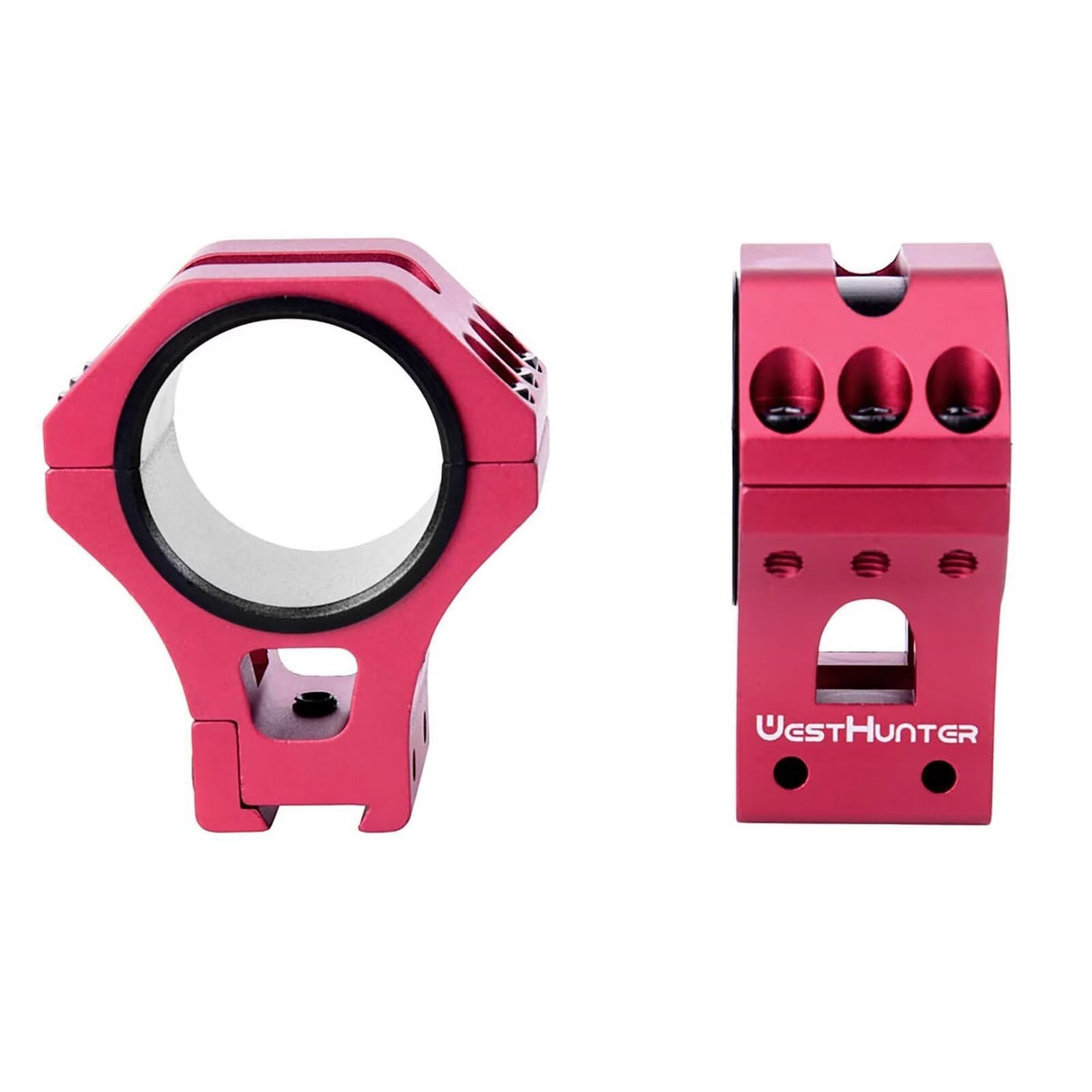 WestHunter Optics Precision 11 mm Dovetail Scope Rings, 1 Inch 30 mm 34 mm Tactical Scope Mount | Red